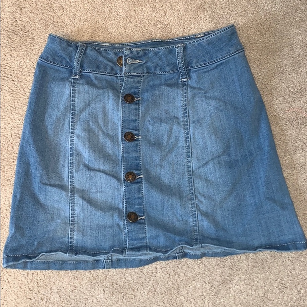 Buttoned down Jean skirt